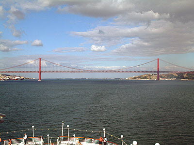 Lisbon - Ponte 25 de Abril Suspension Bridge